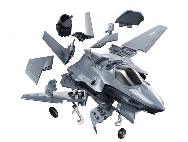 F-35b lightning ii gyorsépítő műanyag modell
