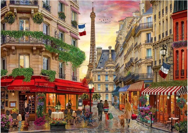 Eiffel kávézó puzzle 1500 darabos