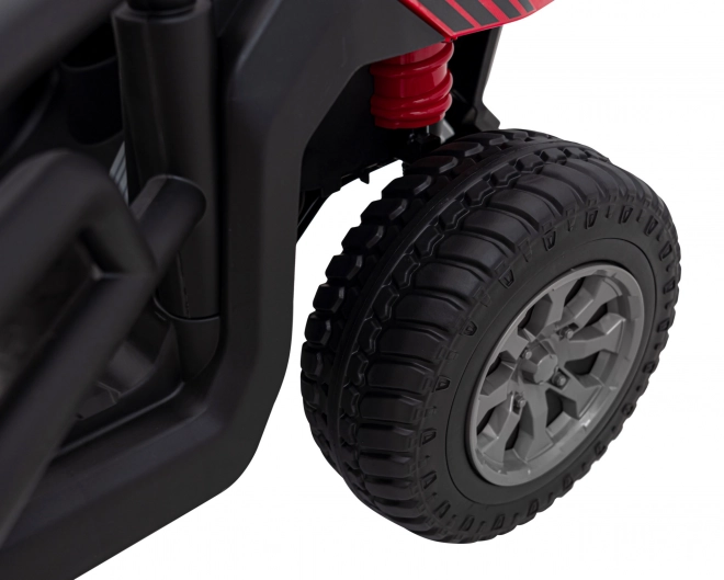 Auto Pick-Up Speed 900 pro gyerekek Piros + 4x4 hajtás + mozgó pumpa + csomagtér + távirányítás + lapát + LED audio