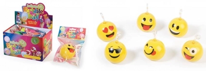 Nagy sárga mosolygós emoji fólia lufi