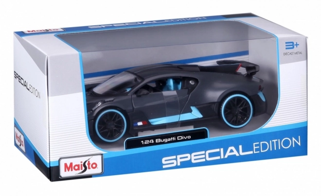 Bugatti Divo szürke-kék 1:24 modell