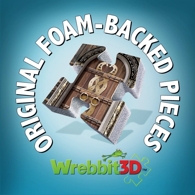 3D puzzle Edoras arany csarnoka a Gyűrűk Urából, 445 darab