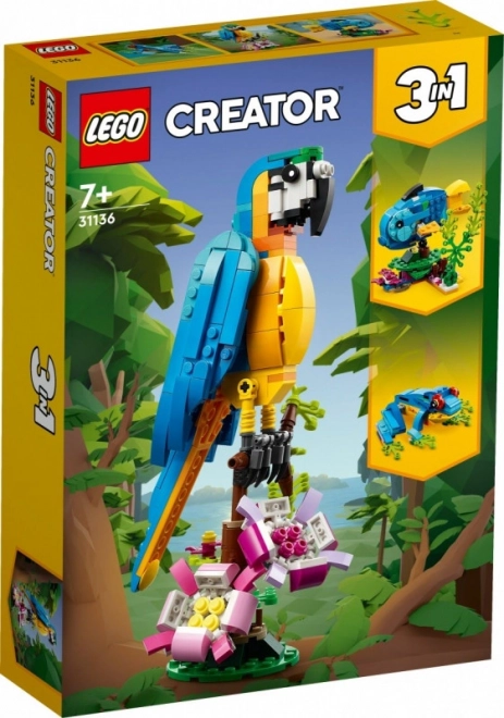 Exotikus papagáj LEGO Creator 3 az 1-ben