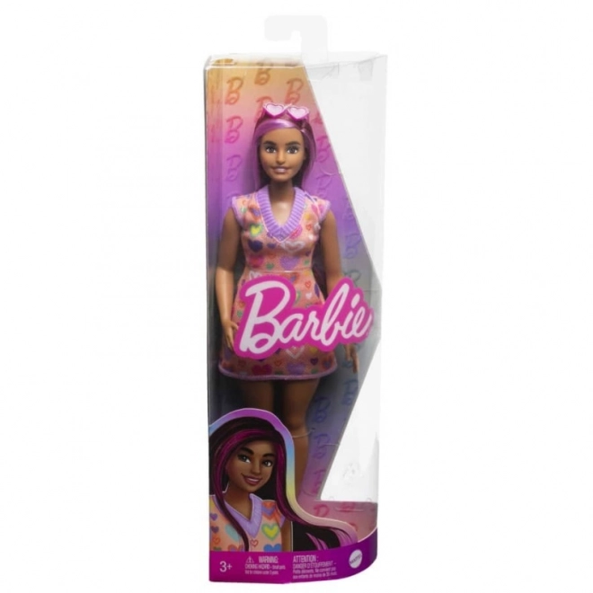 barbie fashionistas baba szív ruhában