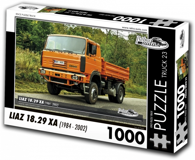 Retro autók puzzle - Škoda Liaz teherautó