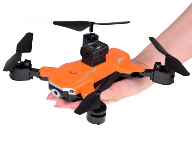 Quadrocopter drón távirányítóval és LED fénnyel