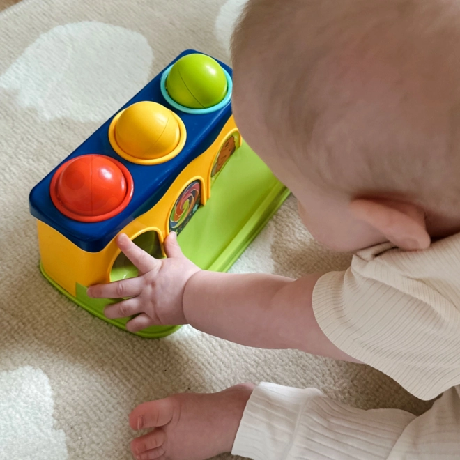 Woopie színes kalapálós játék Montessori módszerrel