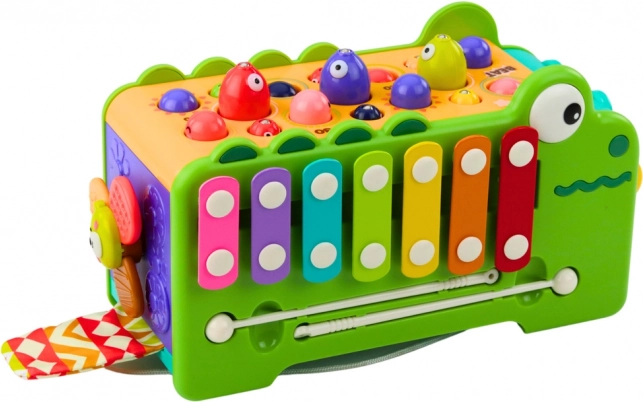 Montessori Oktatókocka Krokodil