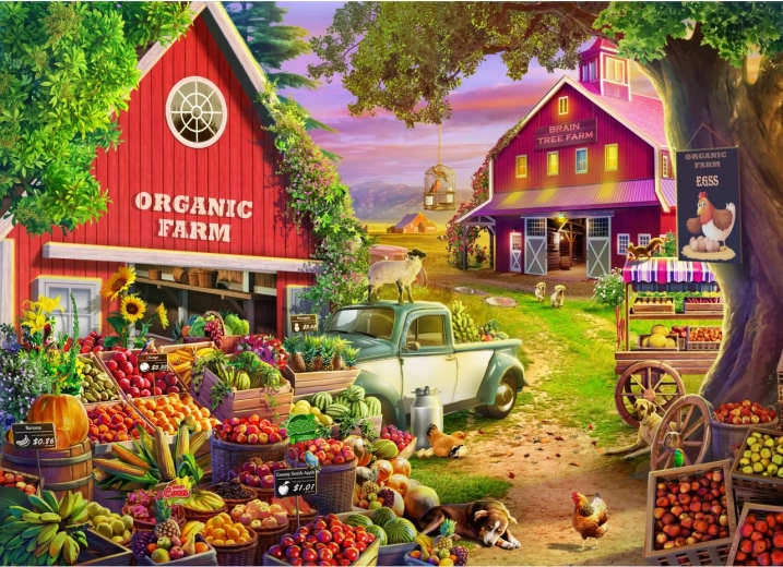 Elbűvölő biofarm motívum