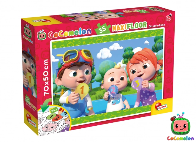 Cocomelon kétoldalas maxi puzzle 35 darab