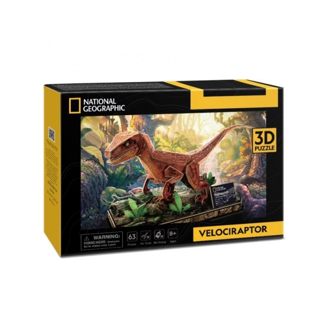 3D Puzzle National Geographic Velociraptor