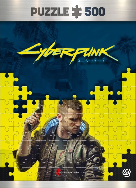 Cyberpunk 2077 - keyart férfi V puzzle 500 darabos