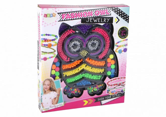 Ékszerkészítő DIY gyöngy készlet 3000 db bagoly motívummal