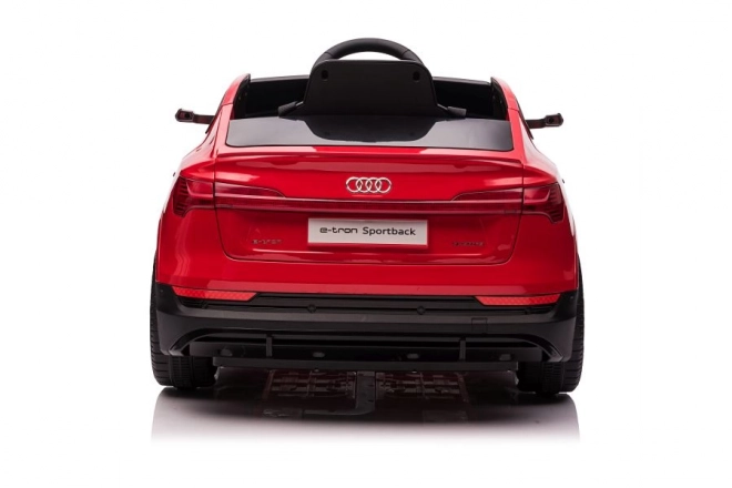 Audi E-Tron piros akkumulátoros autó QLS-6688