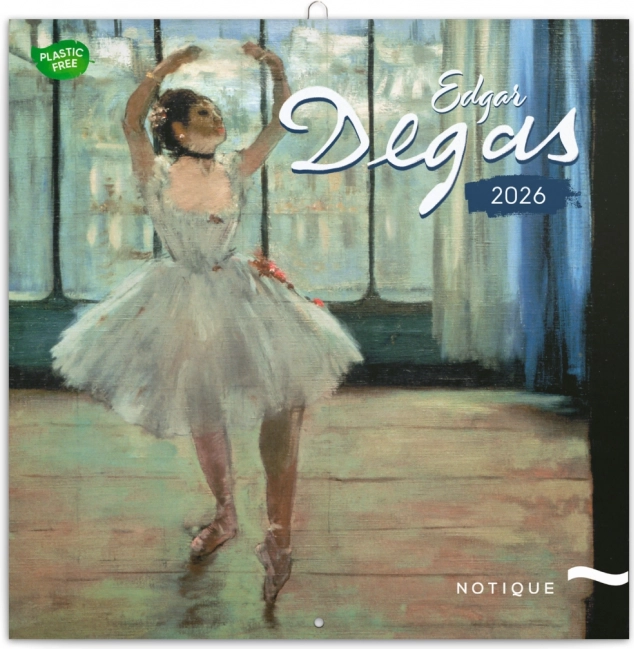 Edgar Degas jegyzetnaptár 2026