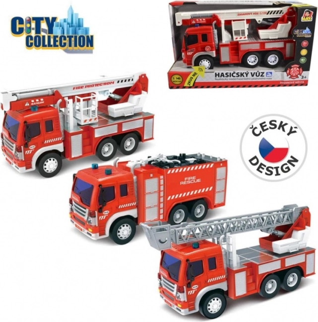 Tűzoltóautó City Collection elemes