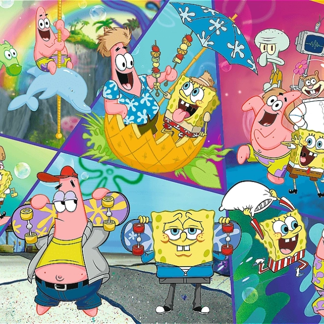 Puzzle SpongyaBob a Bikinifenéknél 300 darabos