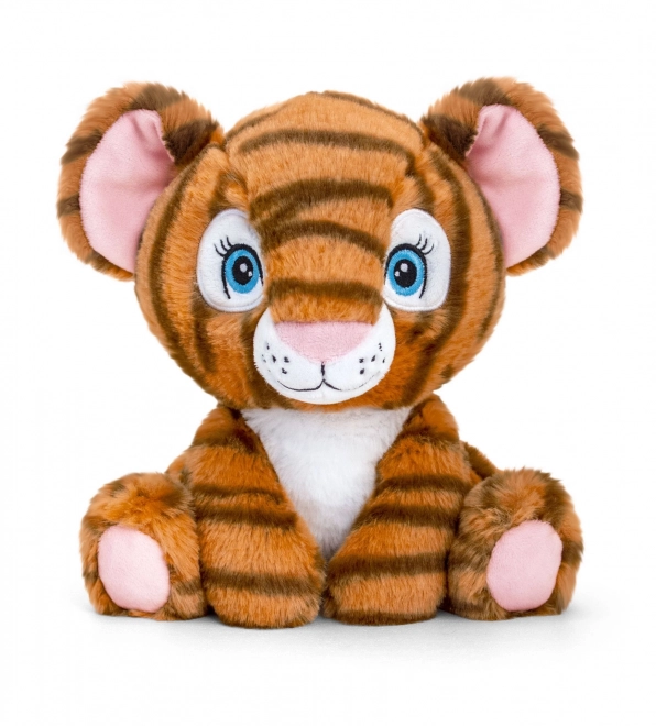 Keel Toys keeleco tigris plüssfigura - környezetbarát, 16 cm