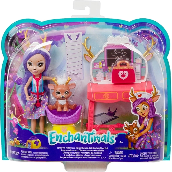 Enchantimals tematikus csomag babával, állatkákkal és kiegészítőkkel