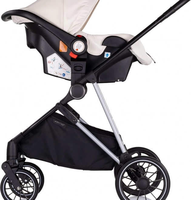 Chipolino Aura 2in1 kombinált babakocsi Biscotta