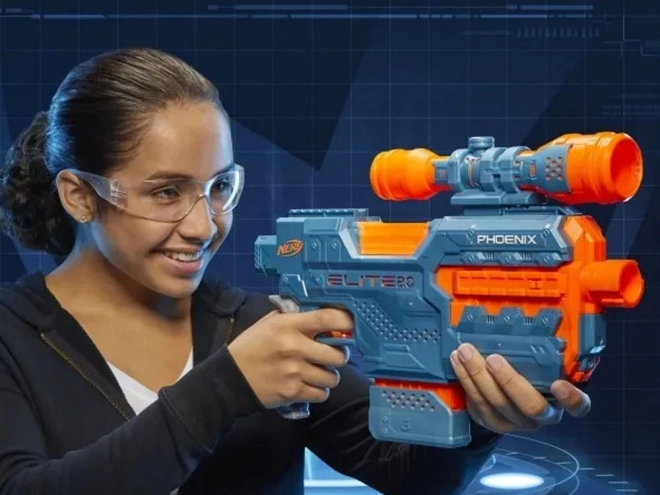 Nerf Elite 2.0 Phoenix automata pisztoly célzóval és lövedékekkel