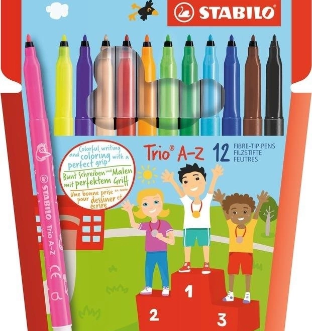 Stabilo Trio A-Z 12 Filctoll