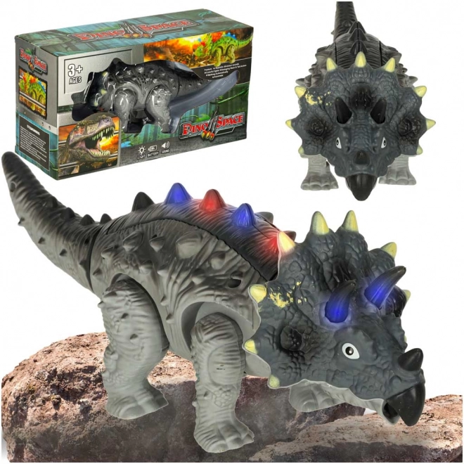Interaktív Triceratops dinoszaurusz elemekkel