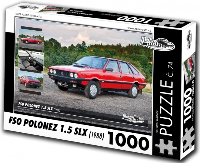 Retro autók puzzle FSO Polonez