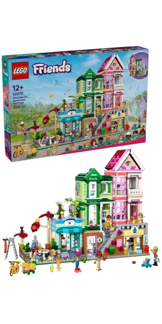 Lego Friends városi lakások és üzletek Heartlake-ben