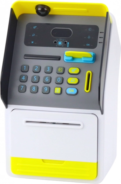 Játék bankautomata széf Pin sárga