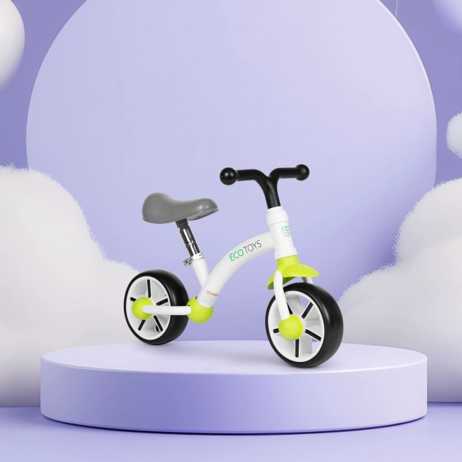 Gyerek futóbicikli zöld EVA kerekekkel – ECOTOYS