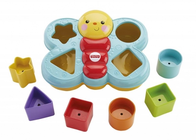 Fisher-Price színes pillangó formaválogató játék