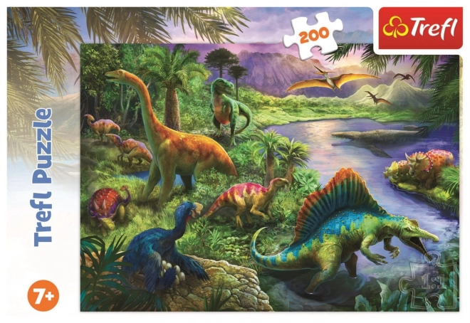 200 darabos dinoszaurusz puzzle