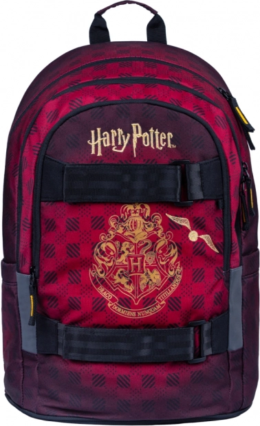 Baagl Skate iskolai hátizsák Harry Potter Roxfort, bordó