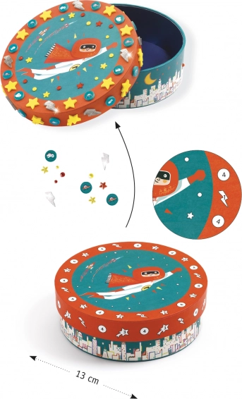 DIY doboz Szuperhős a Djeco-tól