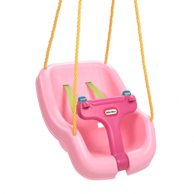 Little Tikes 2 az 1-ben biztonságos hinta rózsaszín