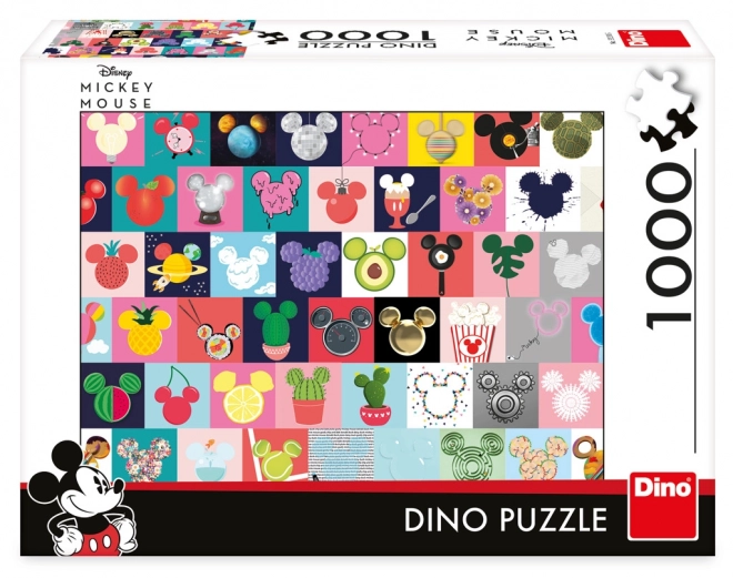 Dino puzzle mickey eger füle - 1000 darab