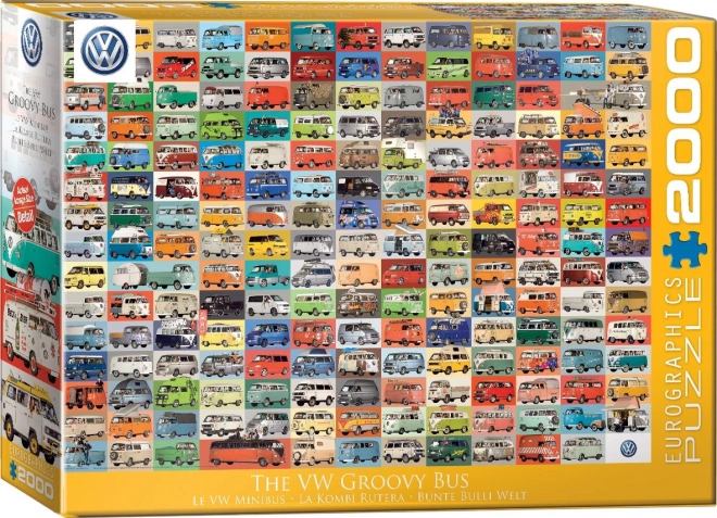 Volkswagen Groovy Bus puzzle 2000 darab