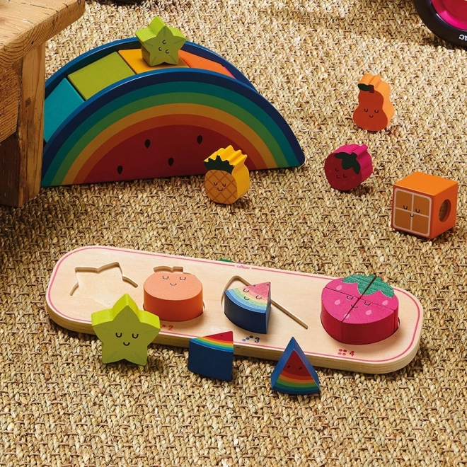 Beillesztő Puzzle Tanulok Számolni Gyümölcs, Sarah Betz
