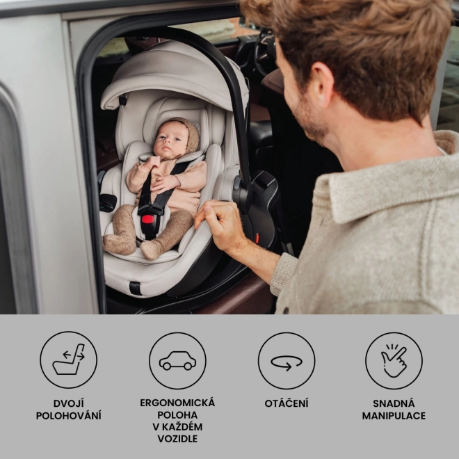 Autós gyerekülés Baby-Safe Pro Vario Base csomagban - zöld