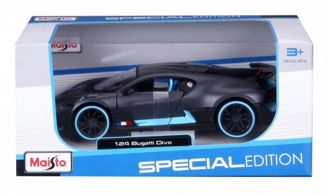 Bugatti Divo szürke-kék 1:24 modell