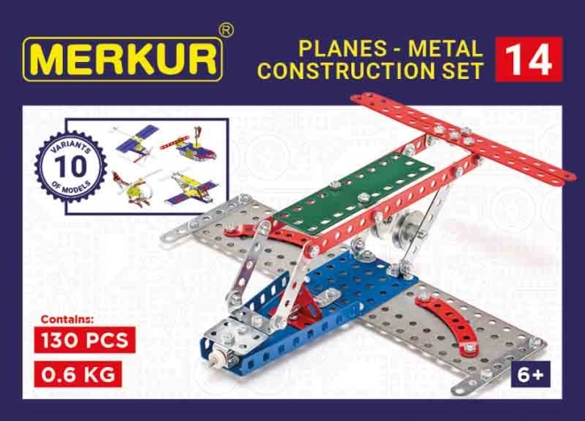 Repülőgép építőkészlet 10 modell 141 darab