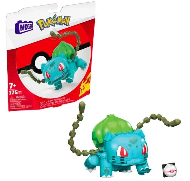 Mega Bloks Pokémon építsd meg és állítsd ki - Bulbasaur