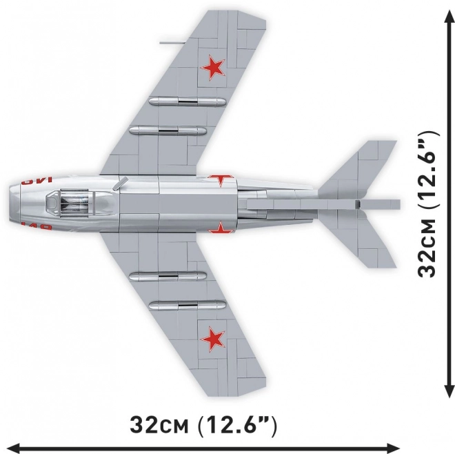 Mig-15 szovjet sugárhajtású vadászgép modell