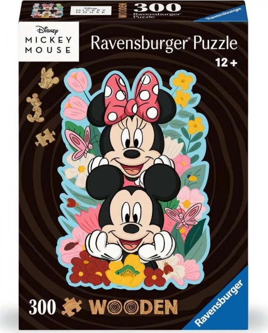 Ravensburger fa puzzle Mickey és Minnie 300 darabos