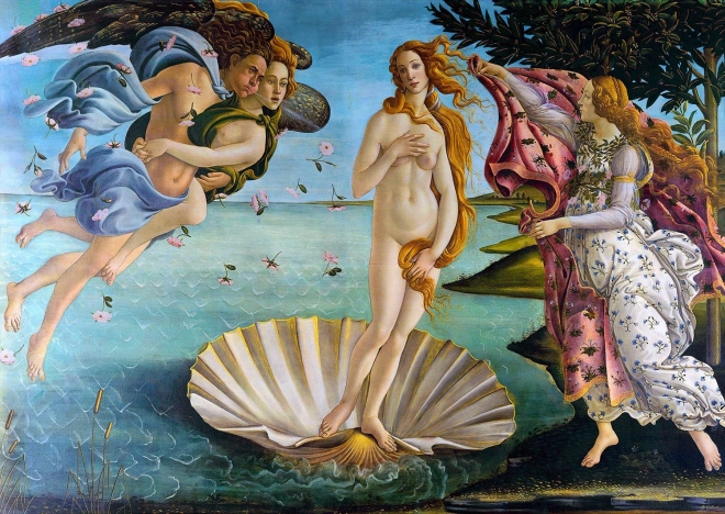 Puzzlebirodalom: a Vénusz születése - Sandro Botticelli 1000 darabos