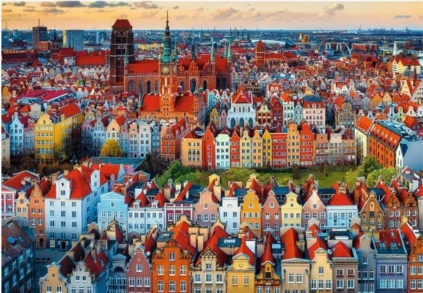 Trefl puzzle premium plus photo odyssey: gdańsk lengyel nézet 1000 darabos készlet