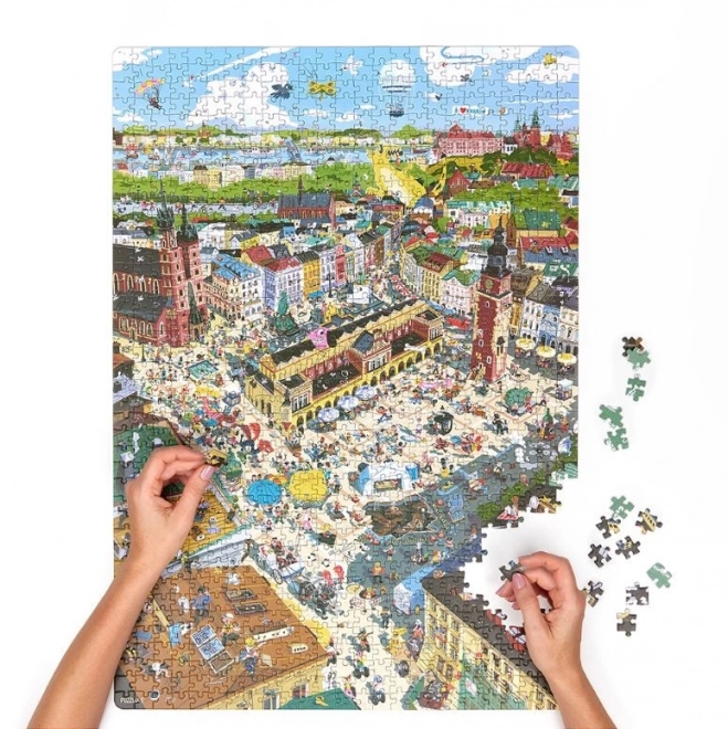 Puzzlove krakkó város puzzle