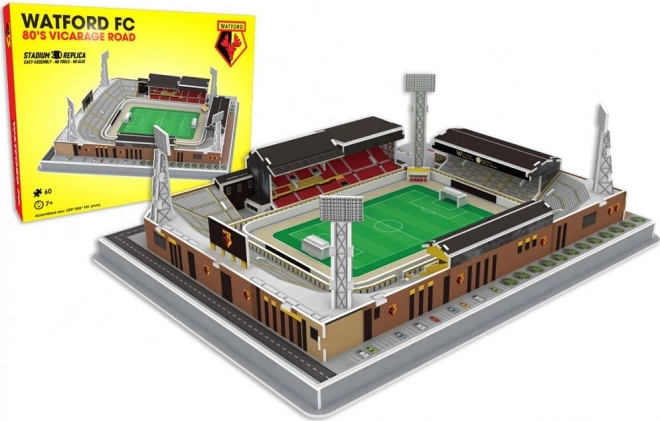 3D stadion puzzle Vicarage Road - Watford