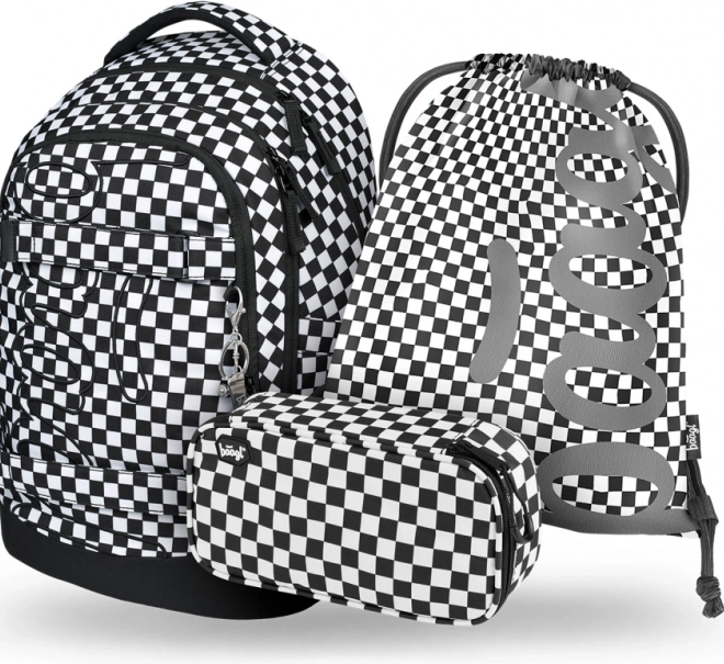 Baagl Set 3 Iskolai Skate Max: Hátizsák, Tolltartó és Táska